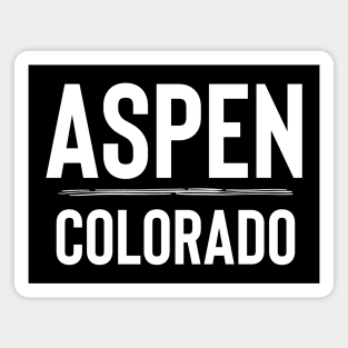 Aspen Colorado Rocky Mountains Magnet